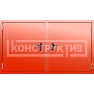 Люк противопожарный двустворчатый